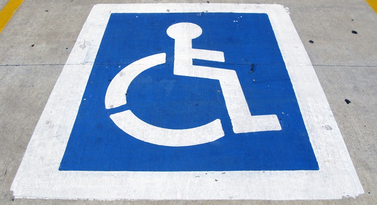 Znak - miejsce parkingowe dla niepełnosprawnych
