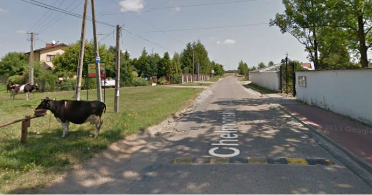 Kuklówka Zarzeczna w gminie Radziejowice. Źródło: google maps