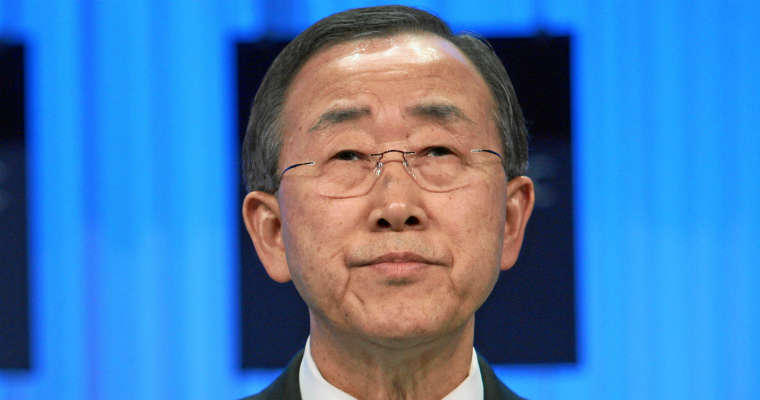 Ban Ki-Moon, sekretarz generalny ONZ. Fot. Wordl Economic Forum/CC-ASA-2.0