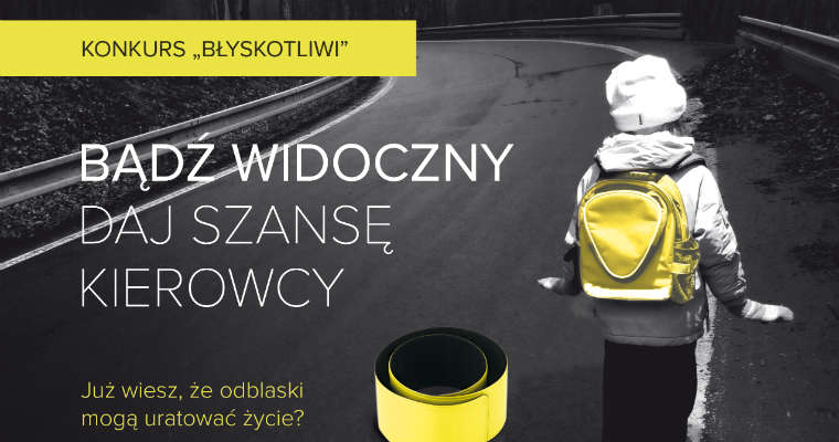 Błyskotliwi - plakat promujący konkurs MSW dla szkół. Źródło: MSW