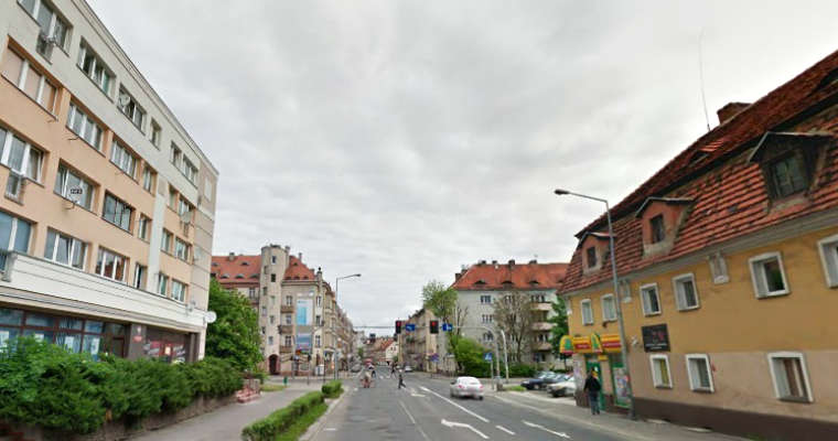 Ulica Jaworzyńska w Legnicy. Fot. Google Maps