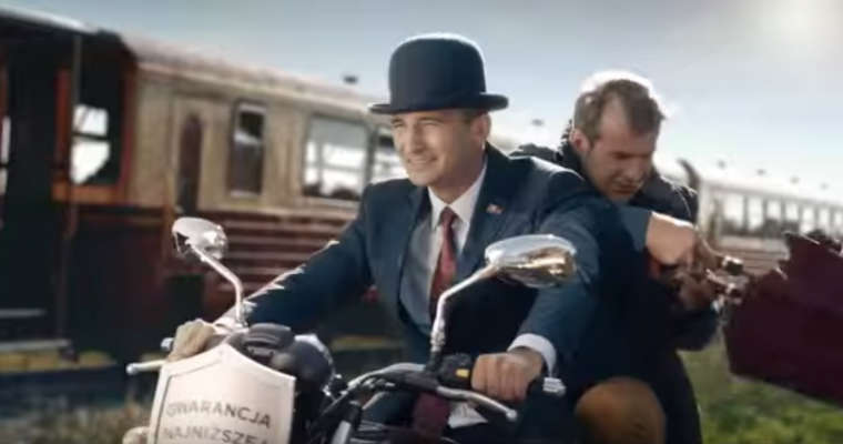 Kadr z reklamy "Pociąg" Alior Bank. Źródło: YouTube