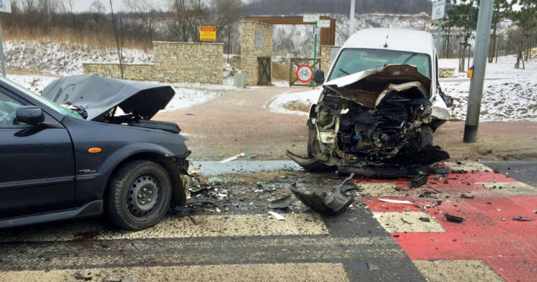 Pijany kierowca spowodował wypadek w Jaworznie. Fot. KMP Jaworzno