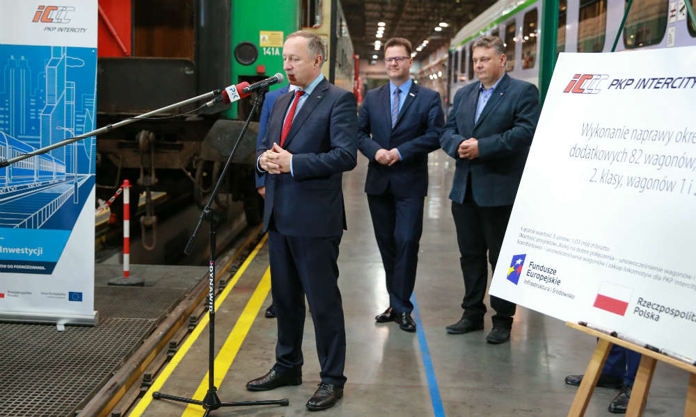 PKP Intercity rozszerzyło umowy z Pesa na modernizację wagonów kolejowych. Fot. mat. prasowe