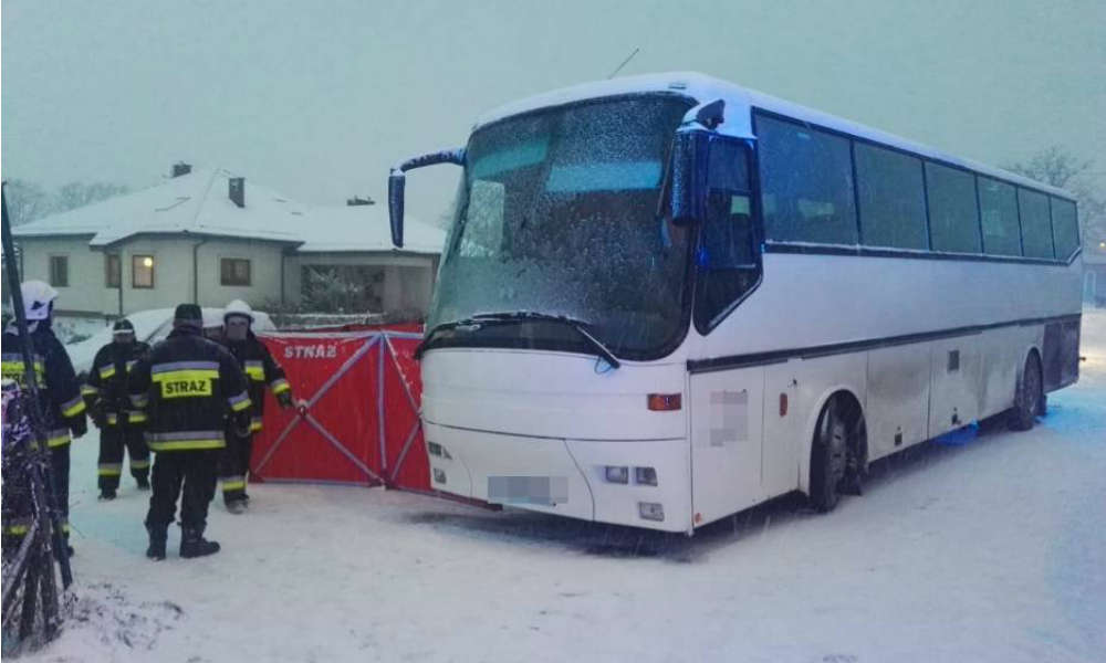 Śmiertelne potrącenie 11-latka w Rakowcu Fot. Policja