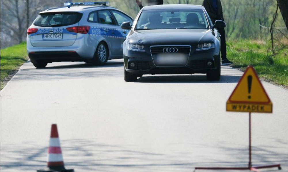 Śmiertelne potrącenie trzylatka w miejscowości Grochowce Fot. Policja