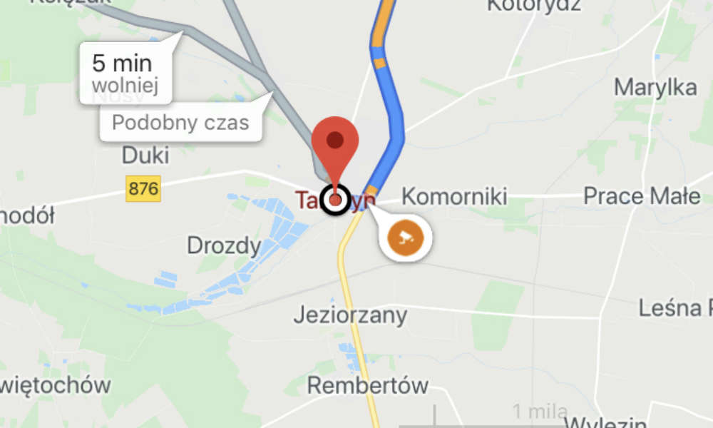 Google Maps rozpoczęło pokazywanie fotoradarów na polskich drogach. Widoczne są też rejestratory czerwonych świateł i odcinkowe pomiary prędkości 