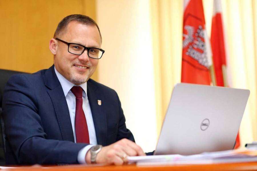 Paweł Osiewała, prezydent Sieradza. Fot. UM Sieradz