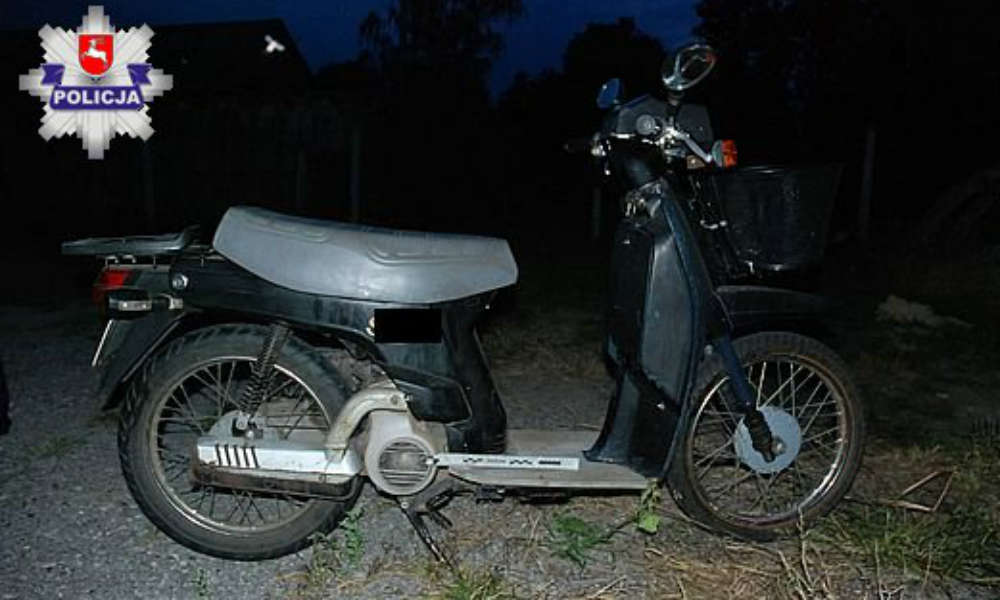 Mężczyzna został poważnie ranny w wypadku, ale żona zabrała go do domu zamiast do szpitala. Fot. Policja