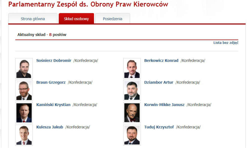 Parlamentarny Zespół ds. Obrony Kierowców