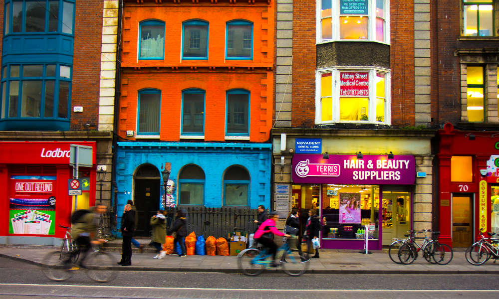Ulica w Dublinie, Irlandia Fot. Flickr/Hernán Piñera/CC BY SA 2.0