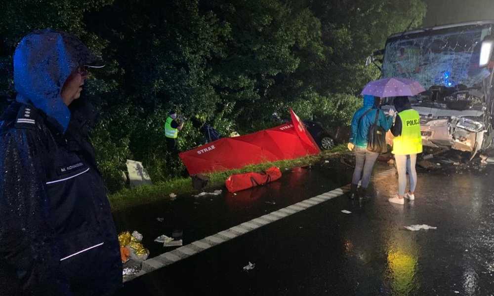 W wypadku na Śląsku zginęło 9 osób. Fot. Policja