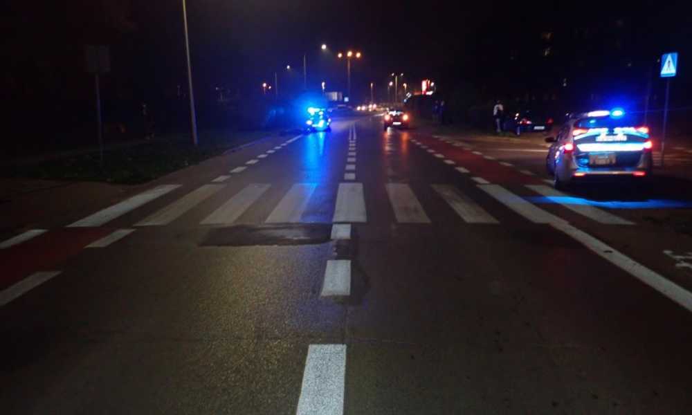 Na tym przejściu dla pieszych pod kołami BMW zginęła 51-letnia kobieta Fot. Policja