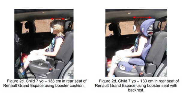 The balance of vehicle and child seat protection for the older children in child restraints”, Lotta Jakobsson (Volvo Car Corporation), Ulf Lechelt (Chalmers University of Technology), Eva Walkhed (SAFER, Traffic and Vehicle Safety Centre at Chalmers Sweden), 2012