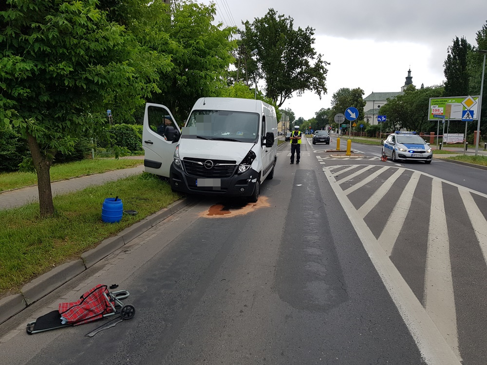 Kierowca zabił pieszą na przejściu w Jabłonnej Fot. Policja