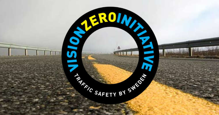 Logo szwedzkiej wizji zero - Vision Zero Initiative. Fot. VZI