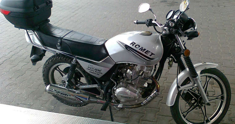 Liderem sprzedaży motocykli do pojemności 125 ccm jest w Polsce marka Romet Motors. Fot. Pibwl/CC-BY-SA-3.0