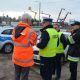 Zespół do spraw badania wypadków ze skutkiem śmiertelnym na miejscu wypadku w Gościcinie. Fot. Policja