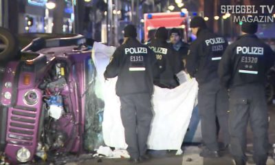 Dwaj młodzi kierowcy ścigając się w Berlinie w 2016 r. zabili kierowcę Jeepa. Sąd skazał ich teraz za zabójstwo. Źródło: YouTube/Spiegel TV