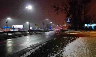 Miejsce śmiertelnego wypadku na przejściu dla pieszych w Toruniu na ul. Grudziądzkiej. Fot. Anna Zglińska