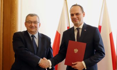 Minister infrastruktury Andrzej Adamczyk powołał na sekretarza stanu Rafała Webera. Fot. MI