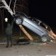 W Janowie Lubelskim kierowca BMW wjechał w drzewo. Fot. Policja