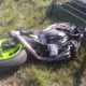 Wypadek motocyklisty na drodze krakowej nr 94 Fot. Policja