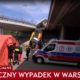 Wypadek autobusu miejskiego w Warszawie Źródło: TVP Info