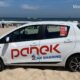 Kierowca samochodu z carsharingu dziś rano zaparkował wprost na plaży we Władysławowie. Fot. Facebook/Panek Carsharing