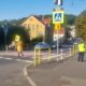 Kobieta kierująca audi uderzyła 12-latka na przejściu dla pieszych przy szkole podstawowej. Policja z Wałbrzycha nie zatrzymała jej prawa jazdy, zakończyła sprawę na mandacie Fot. Policja