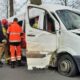 Wypadek autobusu z dziećmi w Warmińsko-Mazurskiem Fot. Policja