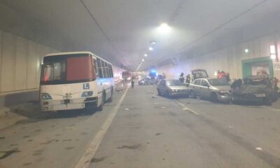 Ćwiczenia w tunelu Południowej Obwodnicy Warszawy na Ursynowie Fot. Twitter/GDDKiA