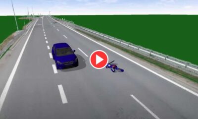 Kadr z analizy wypadku na trasie S8 Źródło: YouTube/Crashlab.pl