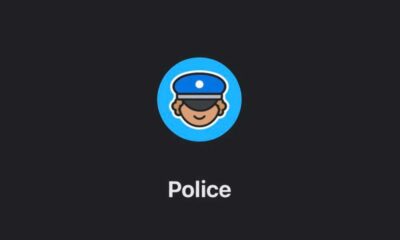 Oznaczenie policji w aplikacji Waze Źródło: Twitter/Surrey Policje