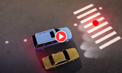 Kadr ze spotu "Nie punktuj na drodze" zamówionego przez Ministerstwo Infrastruktury Źródło: YouTube/KRBRD