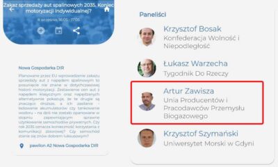 Program panelu. Wśród panelistów - Artur Zawisza, skazany przez sąd za doprowadzenie do wypadku z rowerzystką i jazdę m imo cofniętych uprawnień