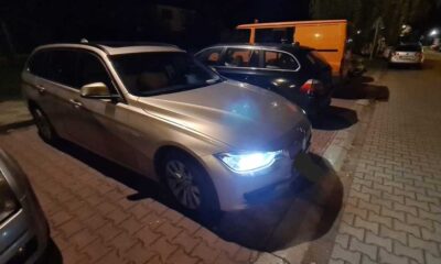 Kierowca zostawił w Tarnowie na parkingu BMW z włączonym silnikiem Fot. Policja