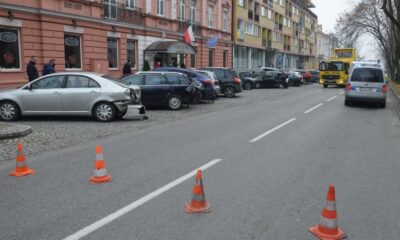 Samochody uszkodzone przez pijanego kierowcę w Radomiu na ul. Słowackiego Fot. Sebastian Pawłowski