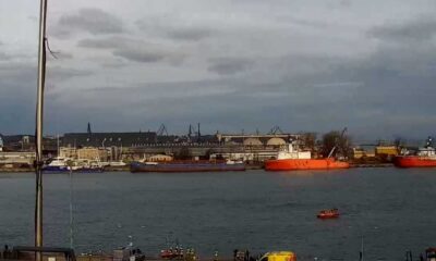 Akcja ratunkowa w Gdyni Fot. Webcamera