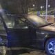 Samochód BMW, którego kierowca doprowadził do śmiertelnego wypadku w Olsztynie Fot. Policja