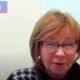 Bożenna Chlabicz, prezes Fundacji Zapobiegania Wypadkom Drogowym podczas prowadzenia rozmowy z cyklu "Dyskusja na Ratuszowej" Źródło: YouTube/Grupa Image