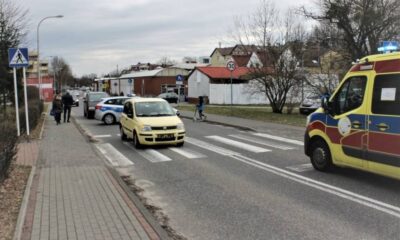 Przejście dla pieszych na ulicy Folwareckiej w Żorach, gdzie doszło do kolizji z dzieckiem na przejściu Fot. Policja
